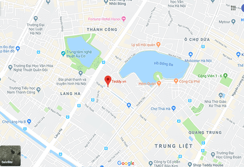 bản đồ đến shop gấu bông