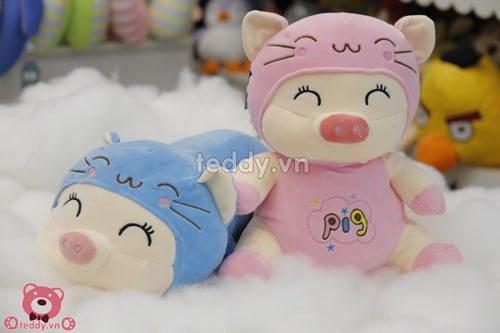 Lợn ngồi mắt híp