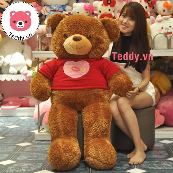 Gấu Bông teddy có nhiều mẫu mã gấu bông 1m2