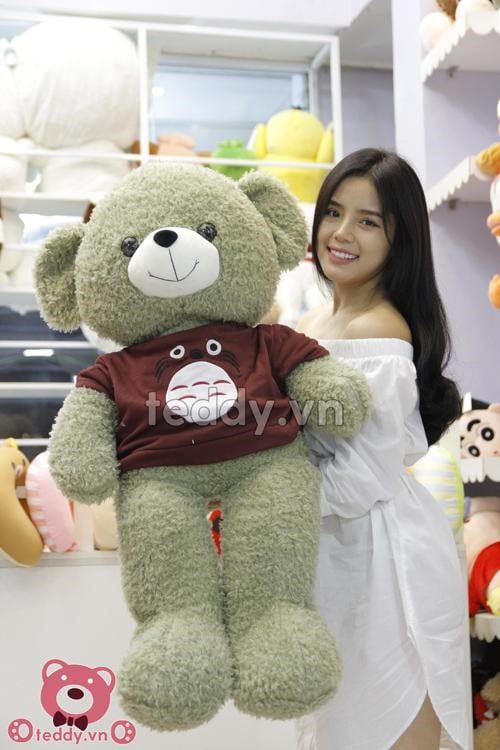 Gấu Teddy 1m2 mặc áo Totoro