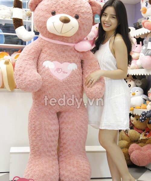 Gấu bông màu kem kích thước 100cm rất dễ thương làm quà tặng 83 142 sinh  nhật bạn gái người yêu bạn bè  gấu bông siêu đẹp  Lazadavn