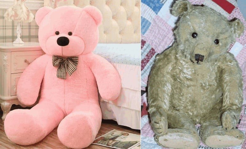 Sự khác biệt gấu bông ngày nay và bây giờ
