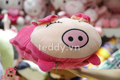 Gối Liền Chăn Lợn Peppa Pig