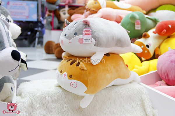 Gối Bông Mèo Mềm