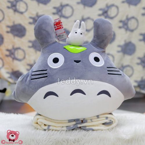 Gối Chăn Mềm Totoro 3IN1