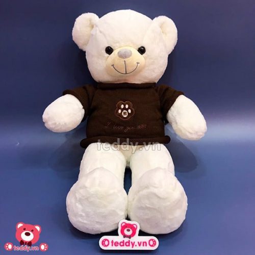 Gấu Bông Teddy Áo Len Love