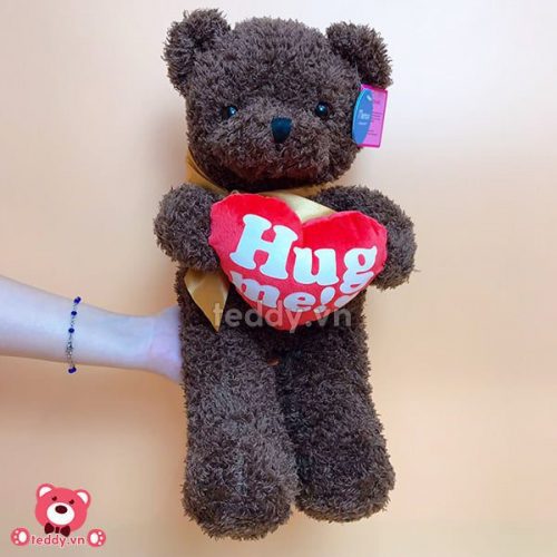 Gấu Bông Ghi Âm Ôm Tim Hug Me