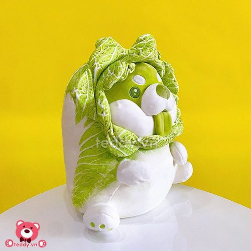 Gấu Bông Shiba Bắp Cải Ngồi