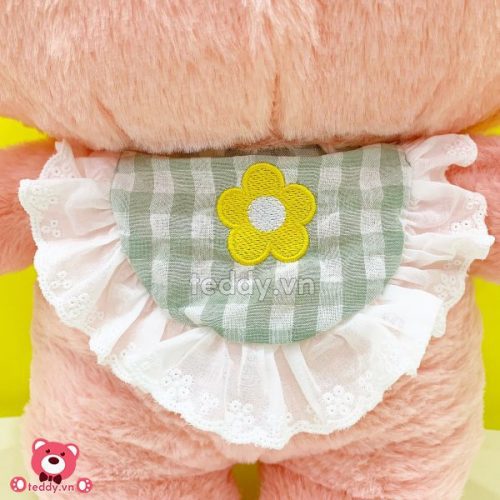 Gấu Bông Đeo Yếm Hoa