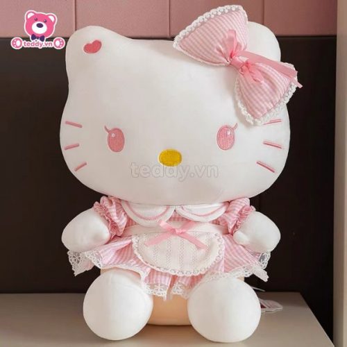 Mèo Bông Hello Kitty Váy Yếm