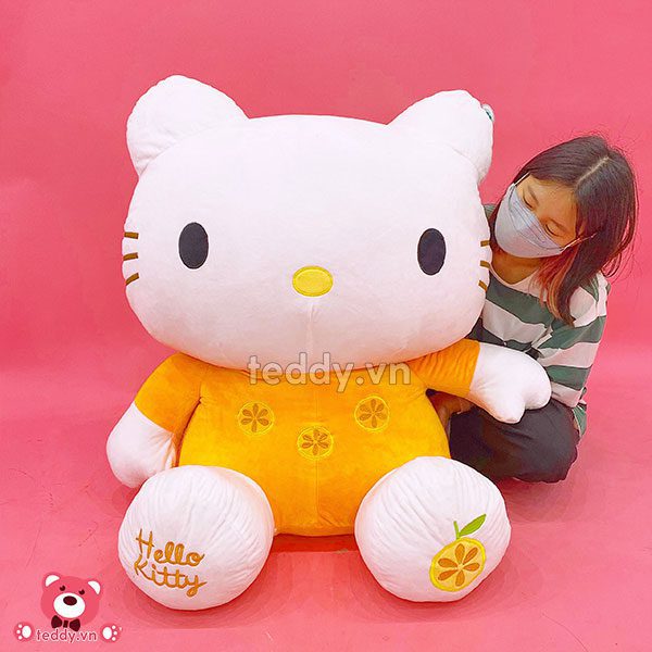 Mèo Bông Hello Kitty Trái Cây (Big Size) | Gấu Bông Teddy