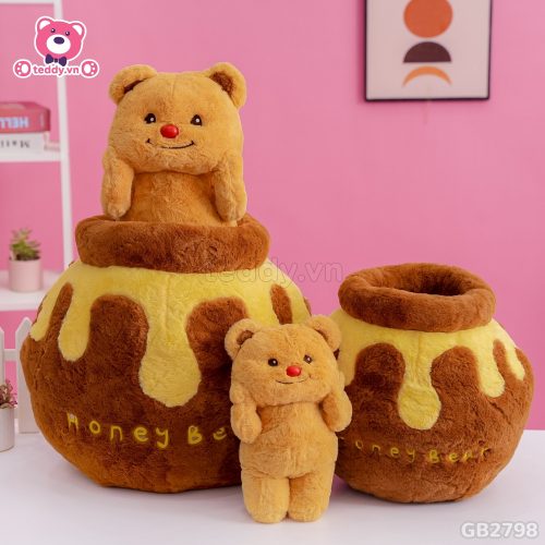 Gấu Bông Honey Bear 2in1 đã được bán tại Teddy.vn