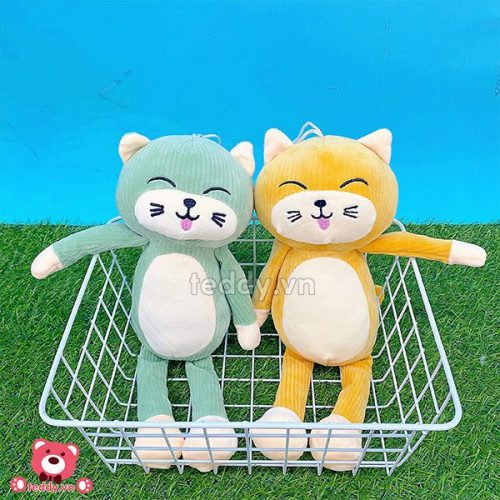 Gấu Bông Nhỏ Mèo Chân Dài