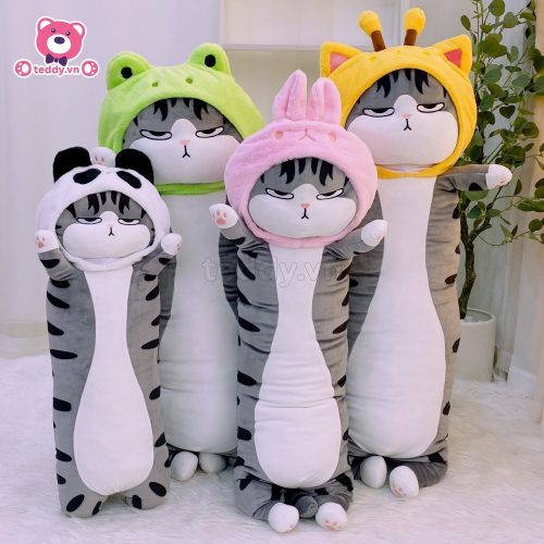 Gối Ôm Bộ 4 Mèo Hoàng Thượng Cosplay