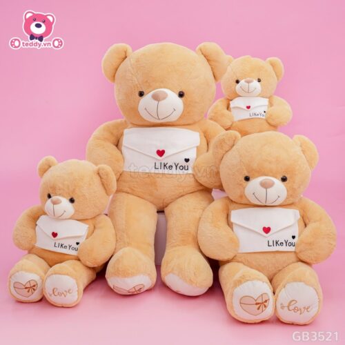 Gấu Bông Teddy Cầm Phong Thư