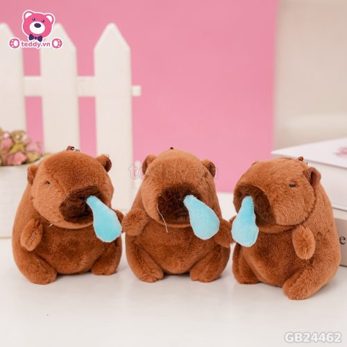 Móc khóa chuột Capybara nước mũi