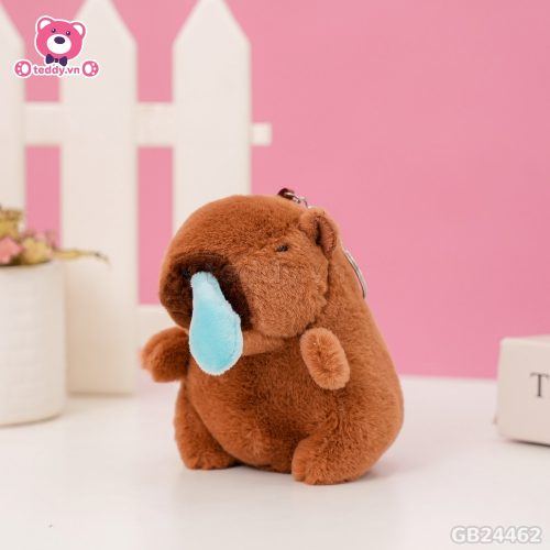 Móc khóa chuột Capybara nước mũi