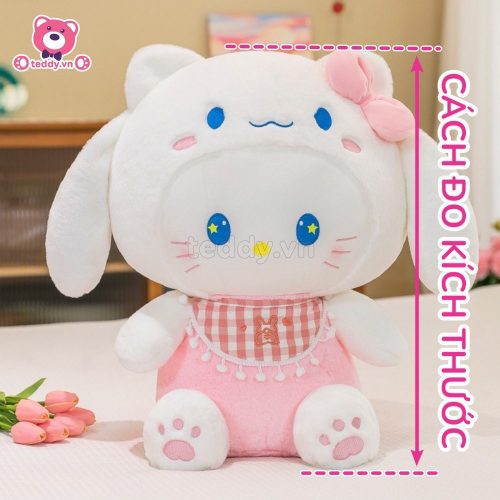 Mèo Bông Hello Kitty Đội Mũ Thỏ Melody