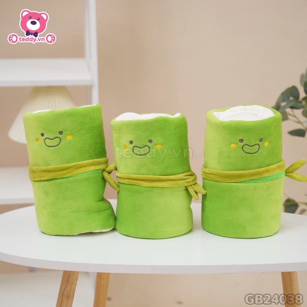 Gấu Trúc Bông Ống Tre