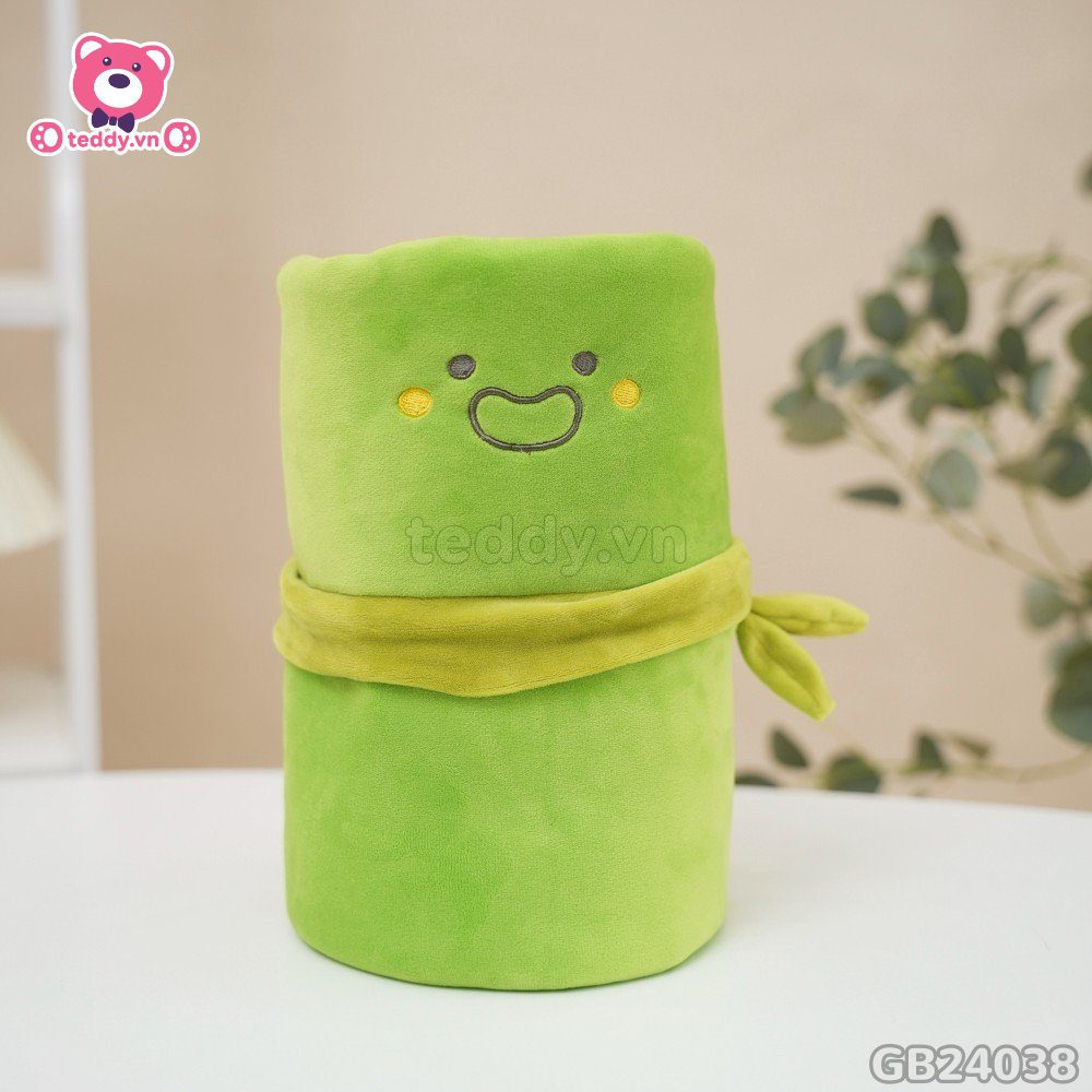 Gấu Trúc Bông Ống Tre