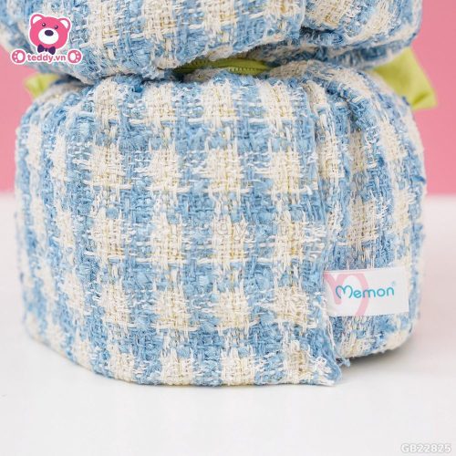 Set Bó Hoa Vải Dạ - Stitch Xanh