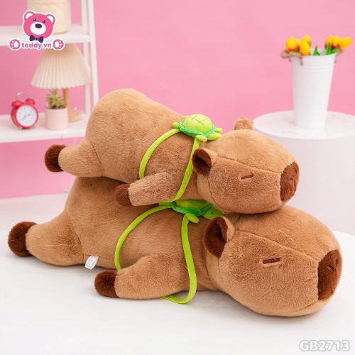Chuột Capybara Nằm Đeo Túi Rùa đã được bán tại Teddy.vn