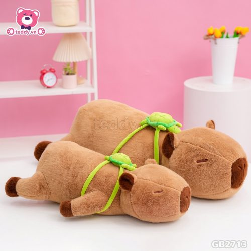 Chuột Capybara Nằm Đeo Túi Rùa đã được bán tại Teddy.vn