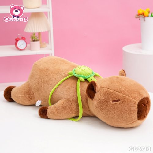 Chuột Capybara Nằm Đeo Túi Rùa đã được bán tại Teddy.vn