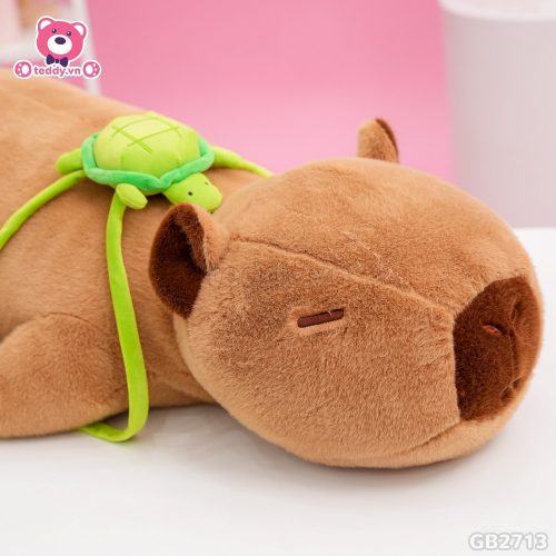 Chuột Capybara Nằm Đeo Túi Rùa đã được bán tại Teddy.vn