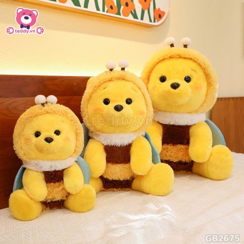 Gấu Pooh Cosplay Ong