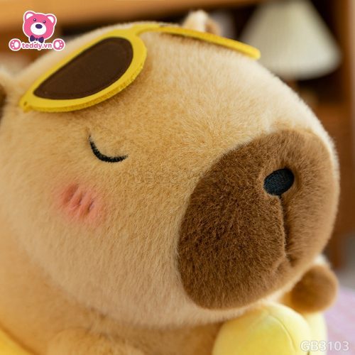 ĐG 50cm Chuột Capybara Đeo Phao - Vịt