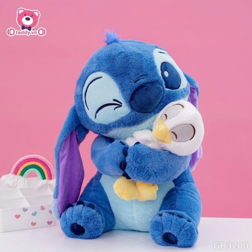 Gấu Bông Stitch Ôm Vịt làm gấu ôm khi ngủ