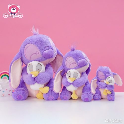 Gấu Bông Stitch Ôm Vịt