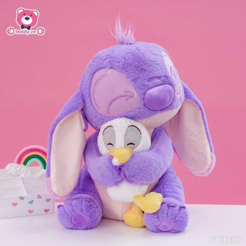 Gấu Bông Stitch Ôm Vịt