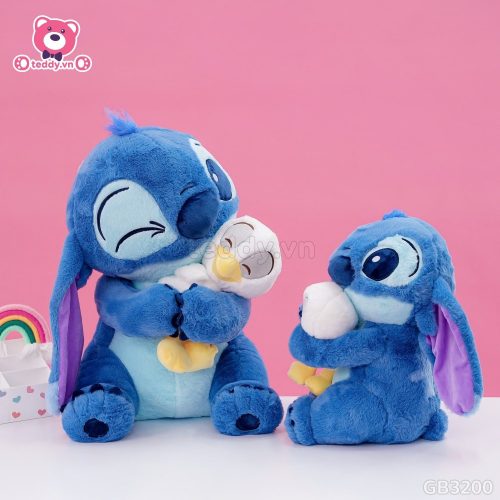 Gấu Bông Stitch Ôm Vịt