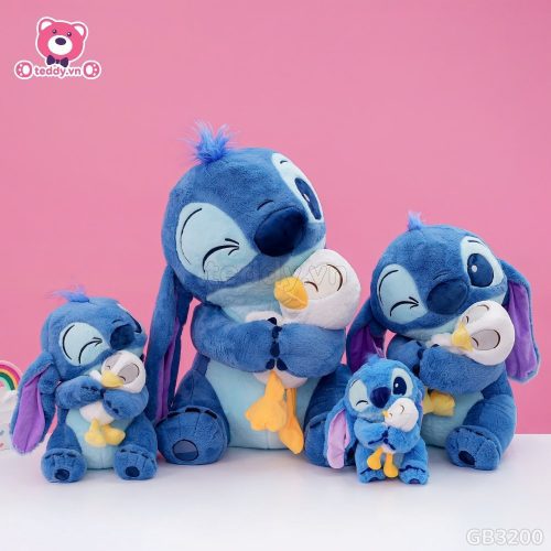 Gấu Bông Stitch Ôm Vịt đa dạng kích thước