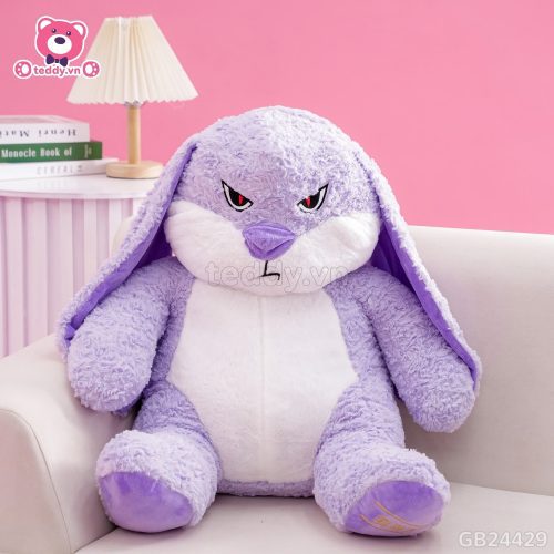 Thỏ Bunny Mặt Quạo - Tím