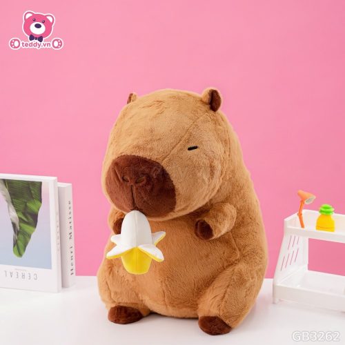 Gấu Bông Capybara Rút Chuối xinh xắn