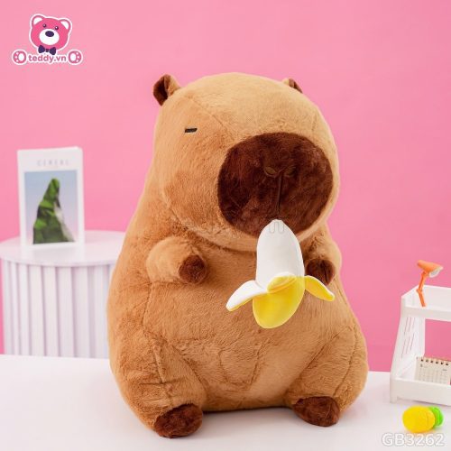 Gấu Bông Capybara Rút Chuối xinh xắn