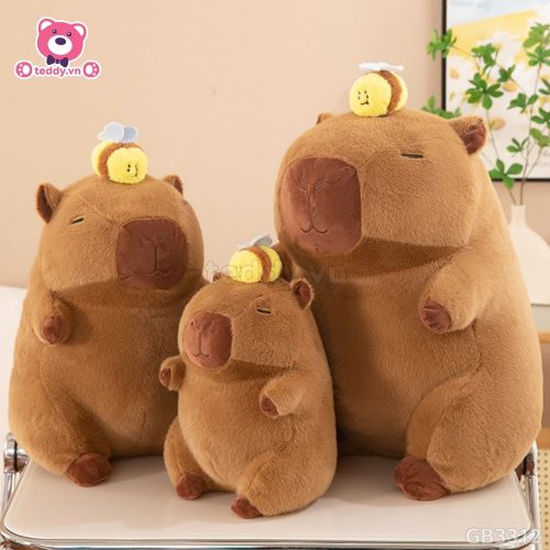 Gấu Bông Capybara Rút Ong