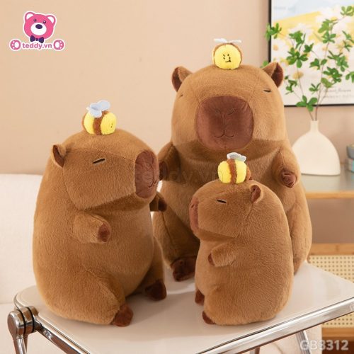 Gấu Bông Capybara Rút Ong