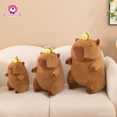 Gấu Bông Capybara Rút Ong