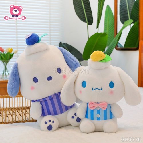 Gấu Bông Cinnamoroll Đội Bánh Dứa