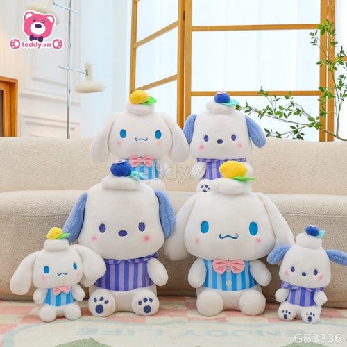 Gấu Bông Cinnamoroll Đội Bánh Dứa