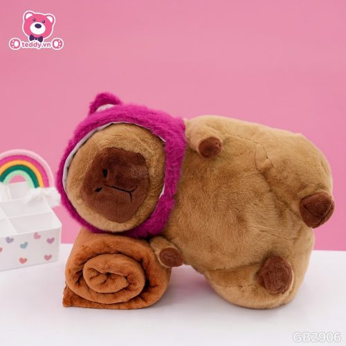 Gối Chăn Mền Capybara Cosplay Lotso