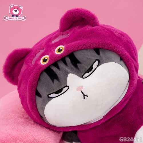 Gối Chăn Mền Mèo Hoàng Thượng Cosplay Lotso