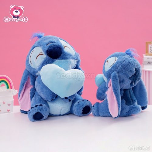 Gấu Bông Stitch Ôm Tim – Siêu cute