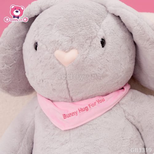 Thỏ Bunny Hug - Xám