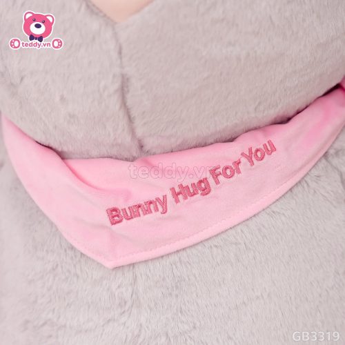 Thỏ Bunny Hug - Xám