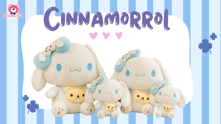 Gấu Bông Cinnamoroll – Chú Chó Mây Đáng Yêu Nhất